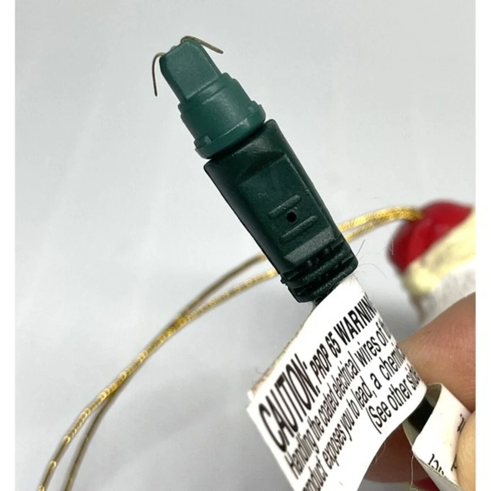 Vintage 2001 Coca Cola Santa Light Up Christmas‎ Ornament